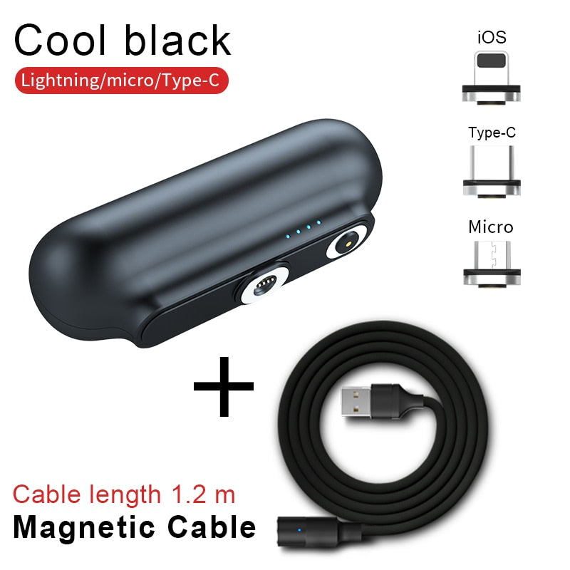 Power Bank Magnético Mini 2600mAh — Compatible MagSafe iPhone y Android