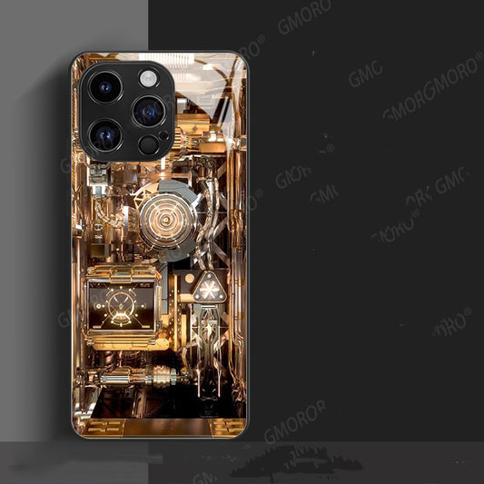 Funda iPhone 14/15 Cristal Diseño Circuito — Tecnológica, Antigolpes