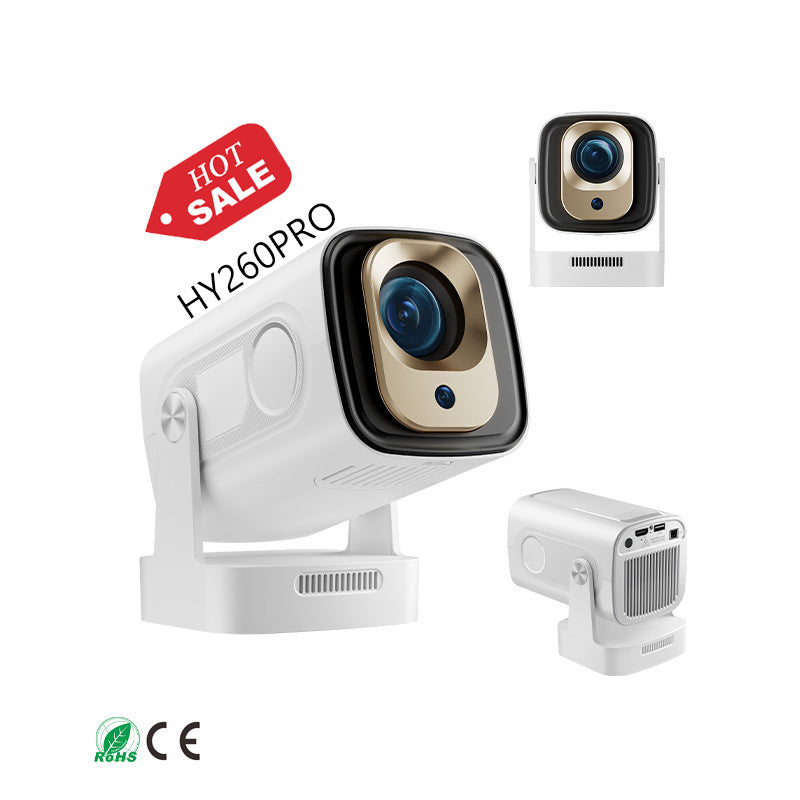 Hy260Pro Projector H713 Android 11 Smart HD 4K Auto Focus Barrel Projector