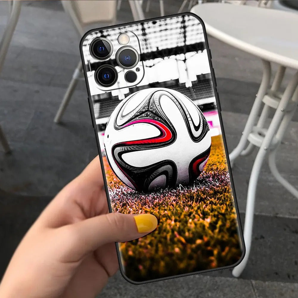 Funda iPhone 15 Diseño Fútbol — Protectora Original, Varios Colores
