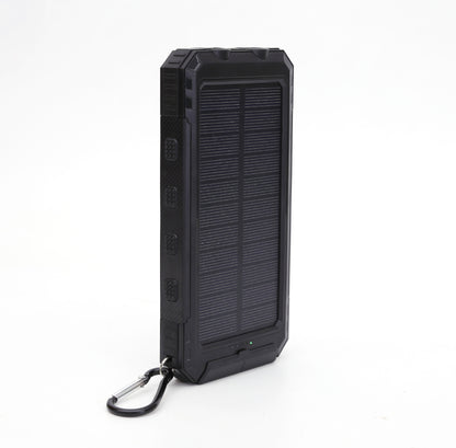 Power Bank Solar 20000mAh con Brújula — Ultrafino, Resistente y Compacto