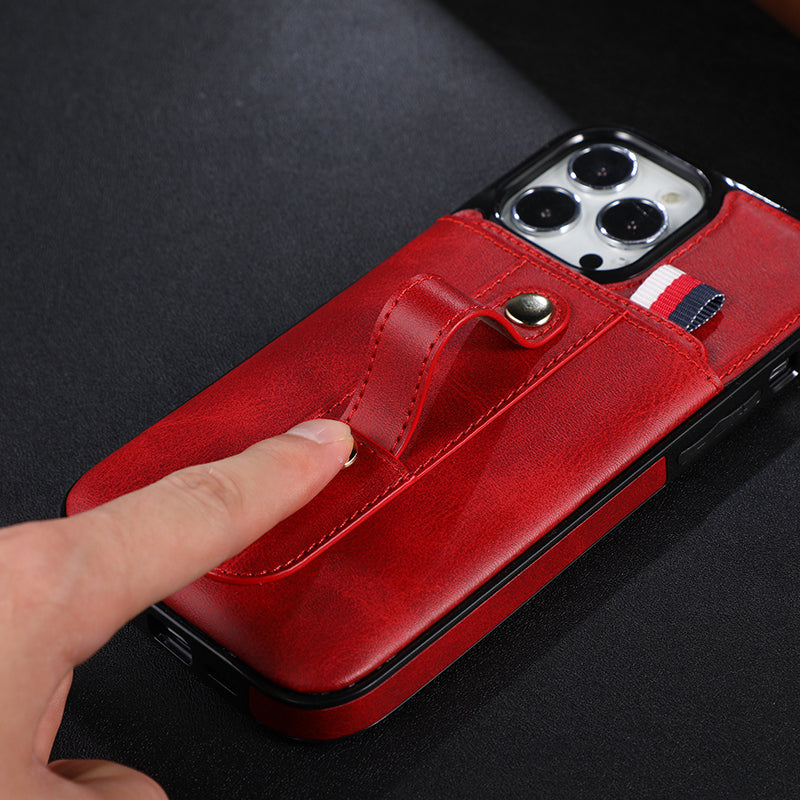 Funda iPhone con Tarjetero y Soporte — TPU Antigolpes, Compatible iPhone 11/12/13/14/15