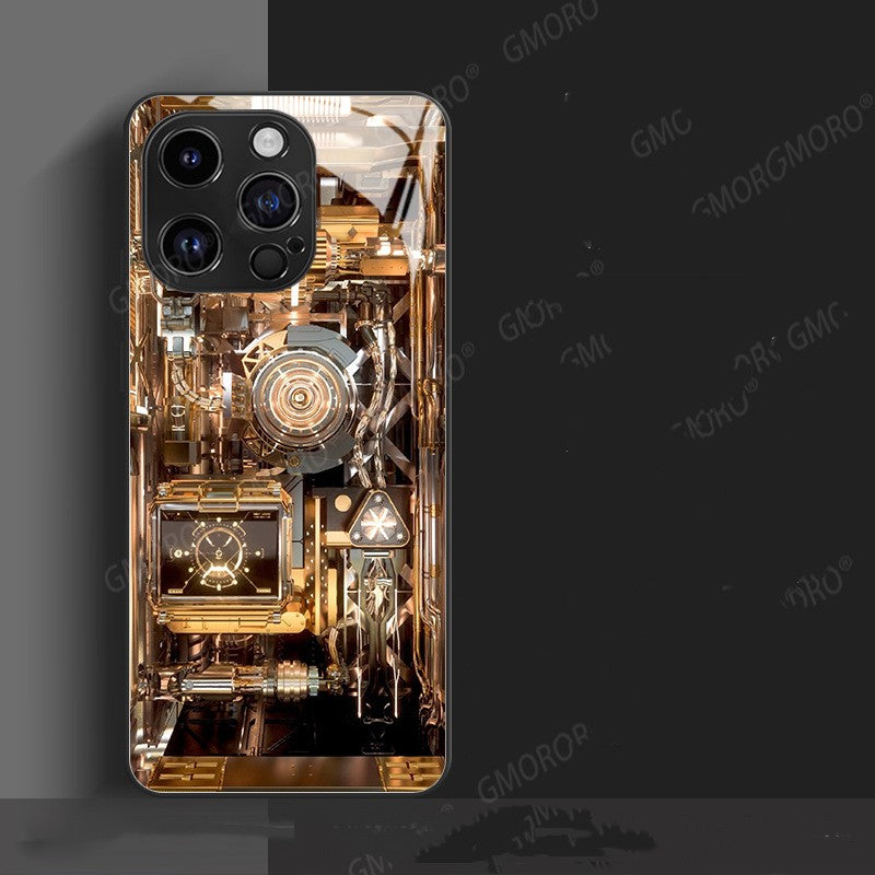 Funda iPhone 14/15 Cristal Diseño Circuito — Tecnológica, Antigolpes