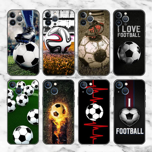 Funda iPhone 15 Diseño Fútbol — Protectora Original, Varios Colores