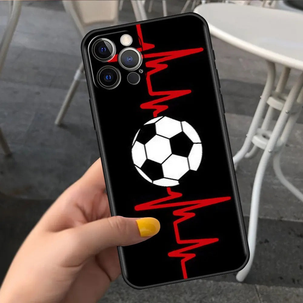 Funda iPhone 15 Diseño Fútbol — Protectora Original, Varios Colores
