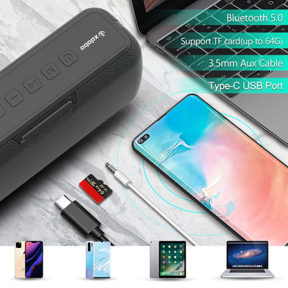 Altavoz Bluetooth XDOBO X8 60W — Subwoofer, IPX5 Resistente al Agua, 15h Batería