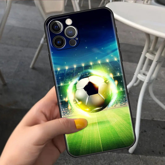 Funda iPhone 15 Diseño Fútbol — Protectora Original, Varios Colores