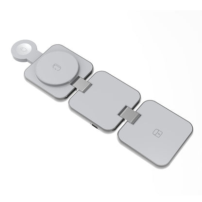 Cargador Inalámbrico Plegable 3 en 1 — iPhone, Apple Watch y AirPods
