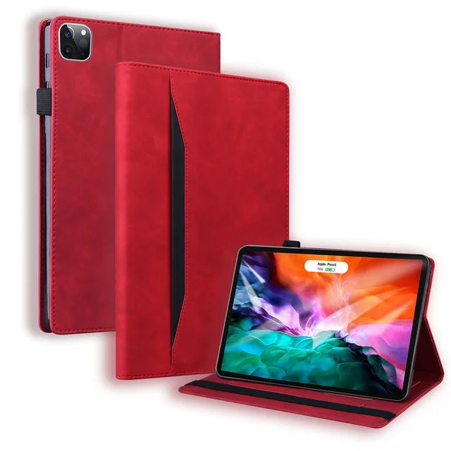 Funda iPad Pro 11/13 Pulgadas 2024 M4 — Cuero PU, Tapa Folio, Uso Profesional