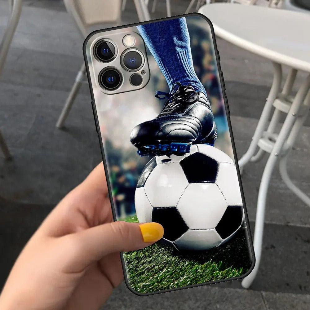 Funda iPhone 15 Diseño Fútbol — Protectora Original, Varios Colores