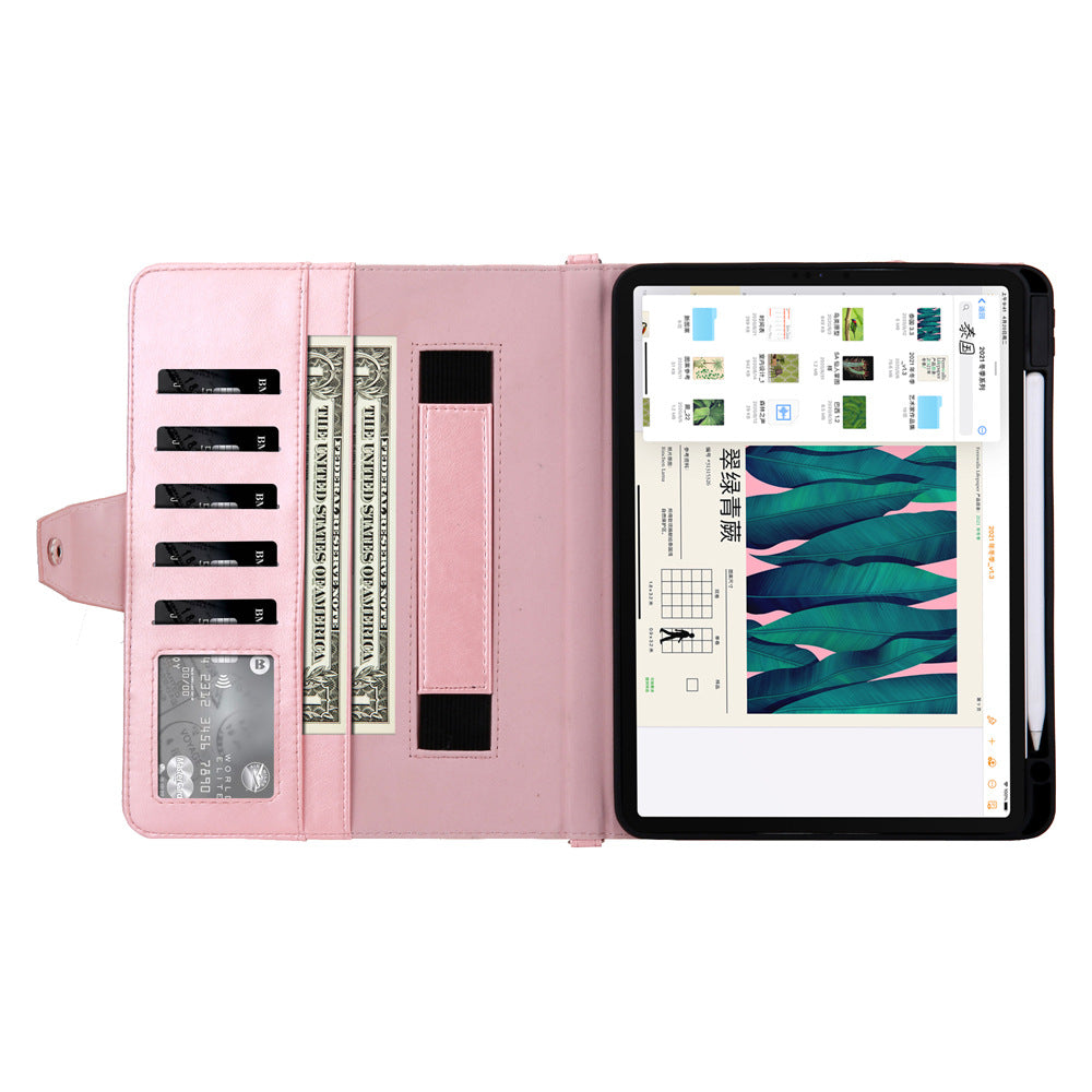 Funda iPad Pro 2020 con Compartimento para Lápiz y Asa — Soporte Multiposición