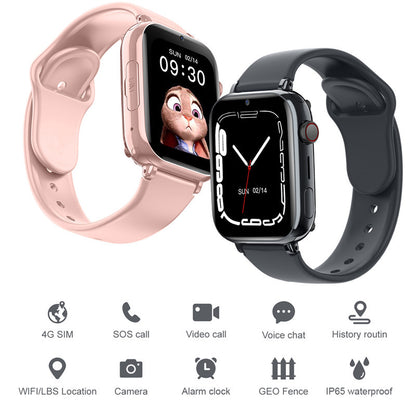 Reloj Inteligente para Niños 4G con GPS — Pantalla 1.85", Resistente al Agua