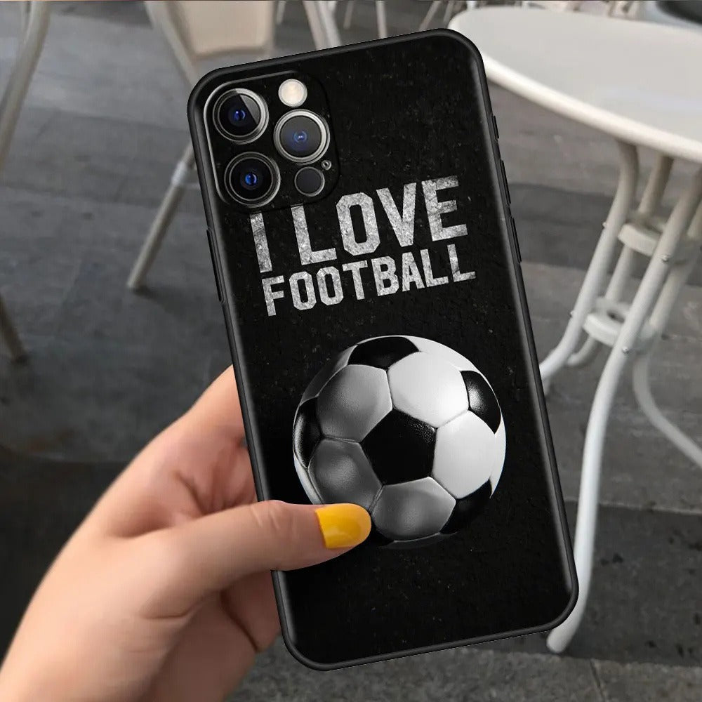 Funda iPhone 15 Diseño Fútbol — Protectora Original, Varios Colores