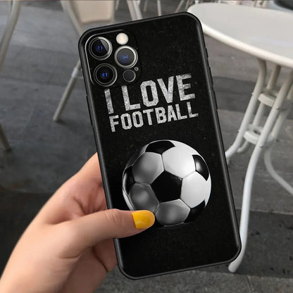 Funda iPhone 15 Diseño Fútbol — Protectora Original, Varios Colores