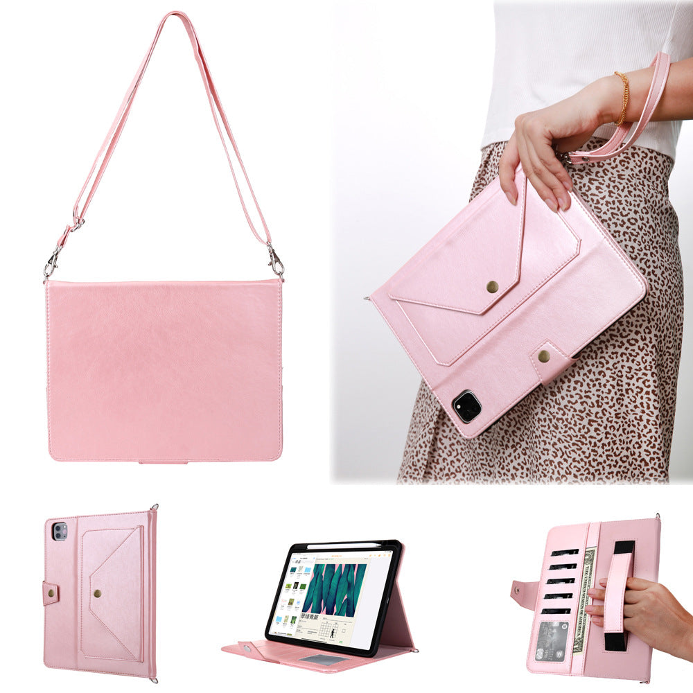 Funda iPad Pro 2020 con Compartimento para Lápiz y Asa — Soporte Multiposición