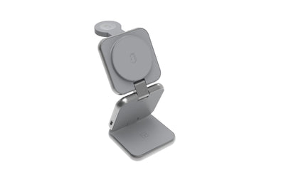 Cargador Inalámbrico Plegable 3 en 1 — iPhone, Apple Watch y AirPods
