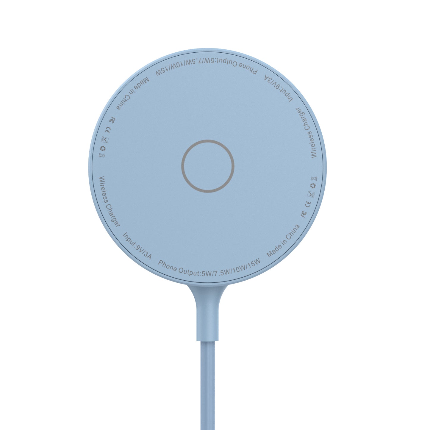 Cargador Inalámbrico Magnético con Soporte — Compatible iPhone 13/14
