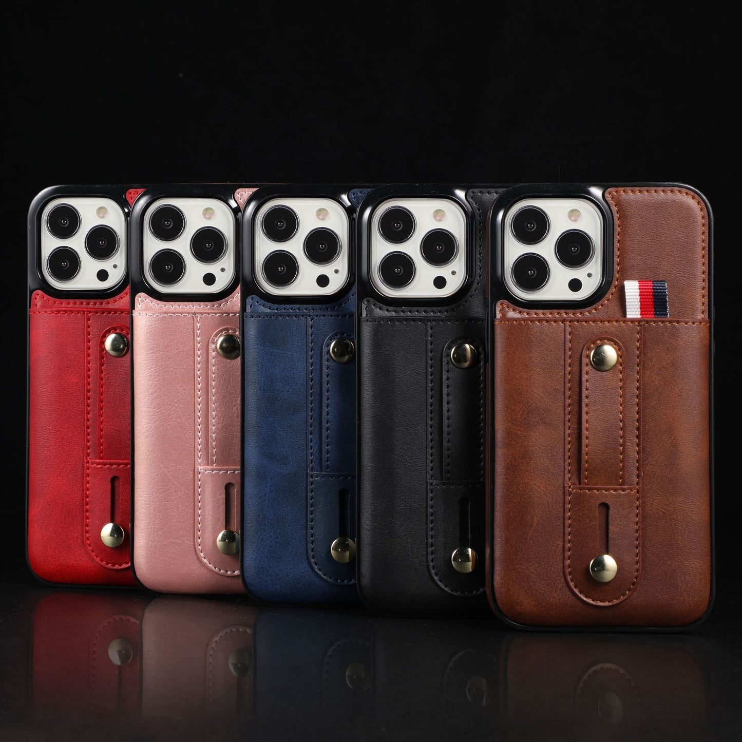 Funda iPhone con Tarjetero y Soporte — TPU Antigolpes, Compatible iPhone 11/12/13/14/15