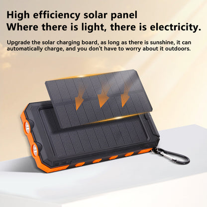 Power Bank Solar 20000mAh con Brújula — Ultrafino, Resistente y Compacto
