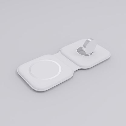 3-in-1 dual foldable wireless charger suitable for wireless charging of Apple Watch and iPhone