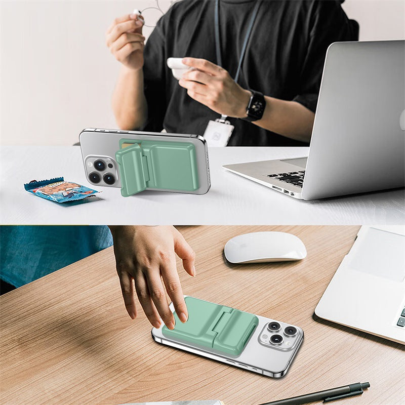 Cartera Magnética MagSafe para iPhone 13/14/15 — Porta Tarjetas Adhesiva