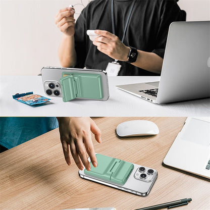 Cartera Magnética MagSafe para iPhone 13/14/15 — Porta Tarjetas Adhesiva
