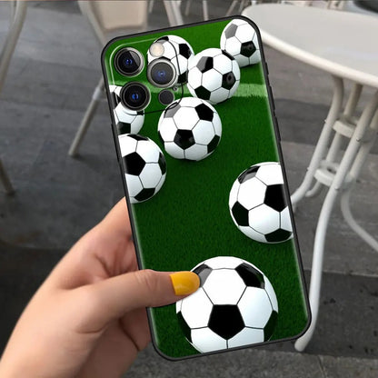 Funda iPhone 15 Diseño Fútbol — Protectora Original, Varios Colores