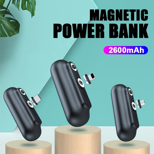 Power Bank Magnético Mini 2600mAh — Compatible MagSafe iPhone y Android