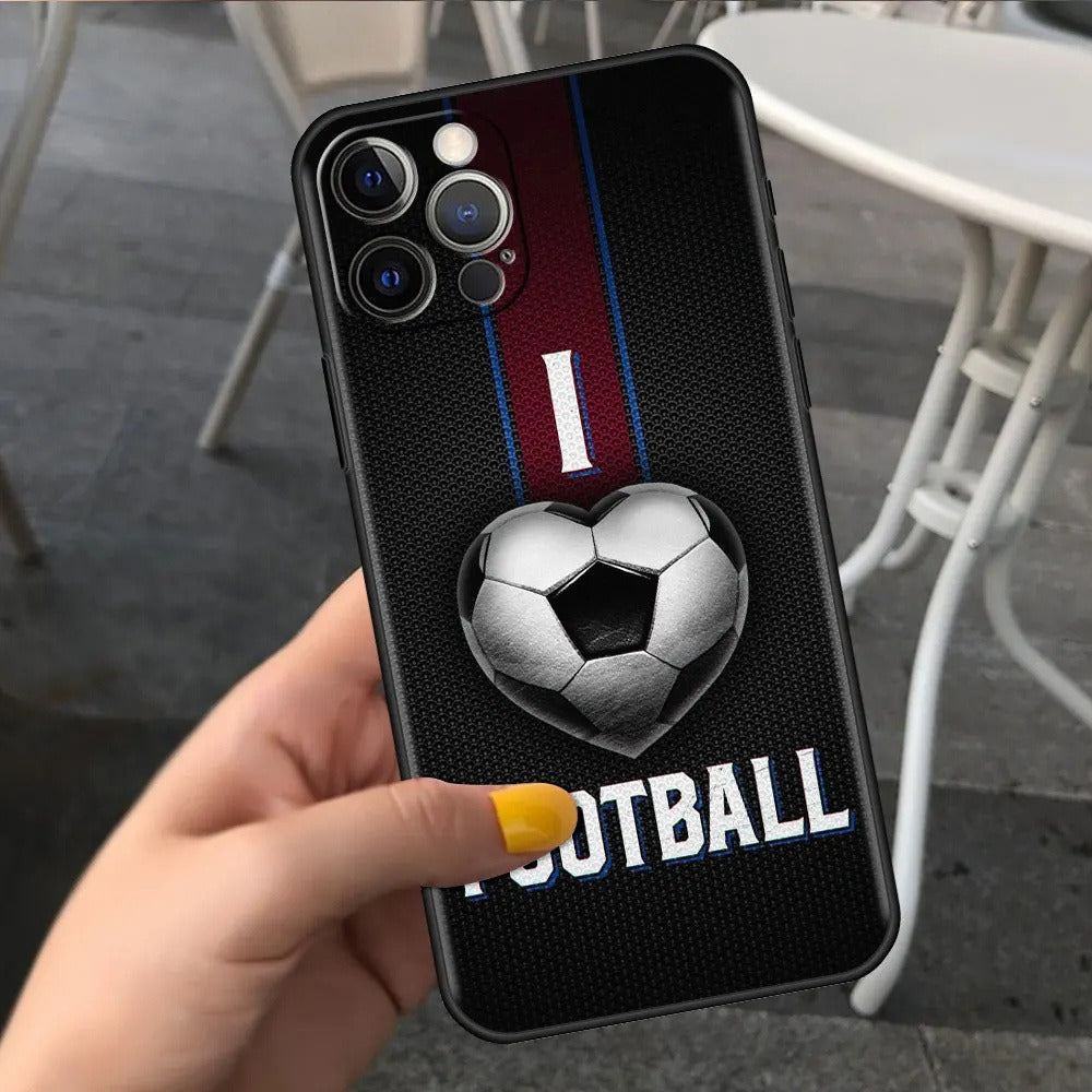 Funda iPhone 15 Diseño Fútbol — Protectora Original, Varios Colores