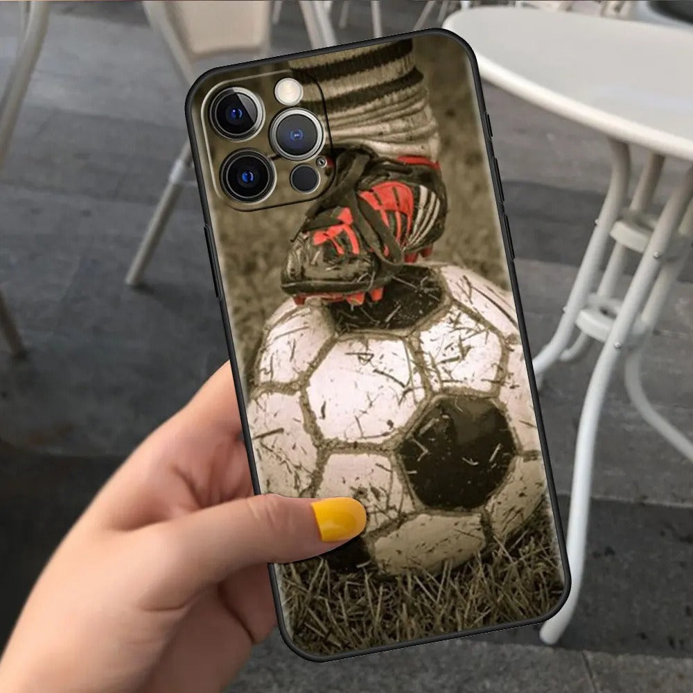 Funda iPhone 15 Diseño Fútbol — Protectora Original, Varios Colores