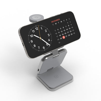 Cargador Inalámbrico Plegable 3 en 1 — iPhone, Apple Watch y AirPods