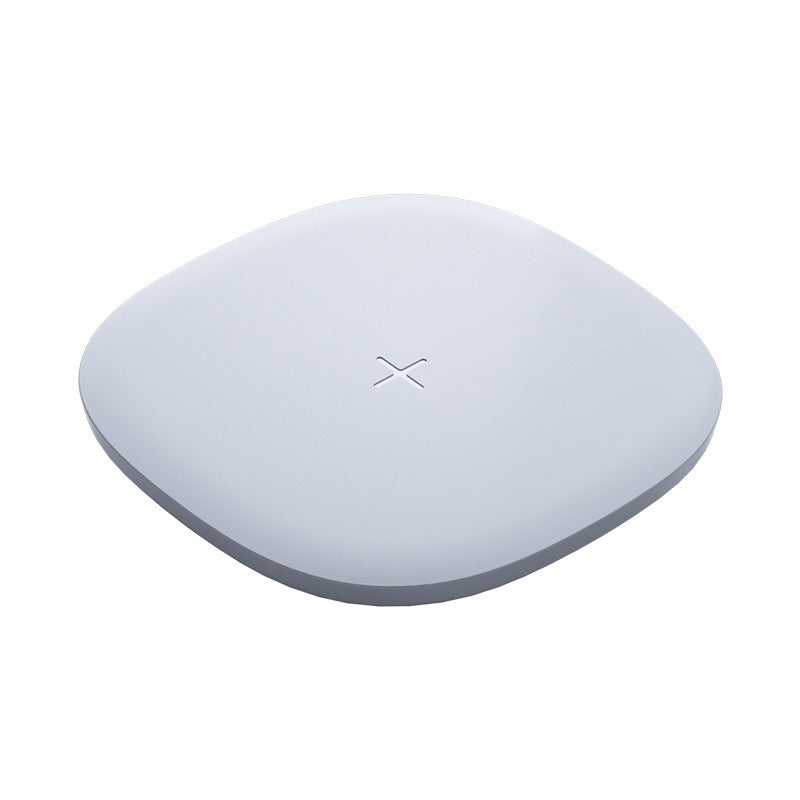 Base de Carga Inalámbrica 15W para Escritorio — Samsung y Huawei, Diseño Cuadrado