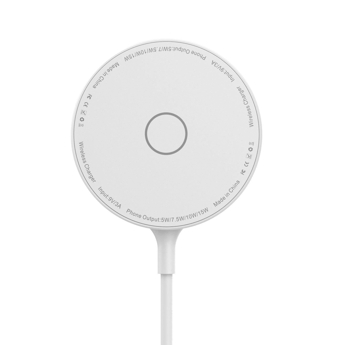 Cargador Inalámbrico Magnético con Soporte — Compatible iPhone 13/14