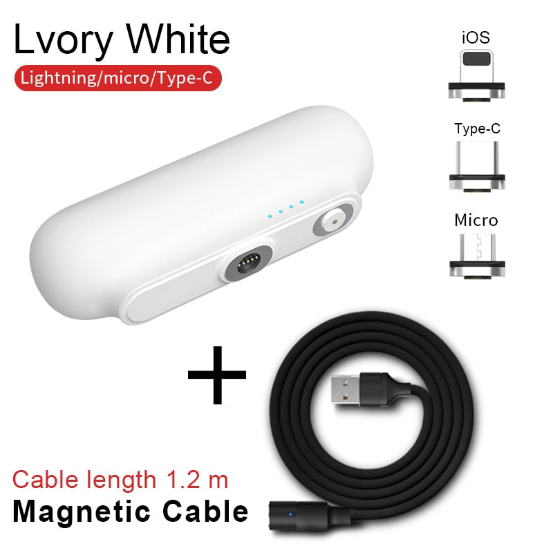 Power Bank Magnético Mini 2600mAh — Compatible MagSafe iPhone y Android