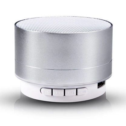 Altavoz Bluetooth Mini Exterior con LED — Manos Libres, FM, Tarjeta TF